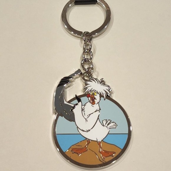 Loungefly Disney the Little Mermaid Scuttle Seagull Keychain NEW - Picture 6 of 12